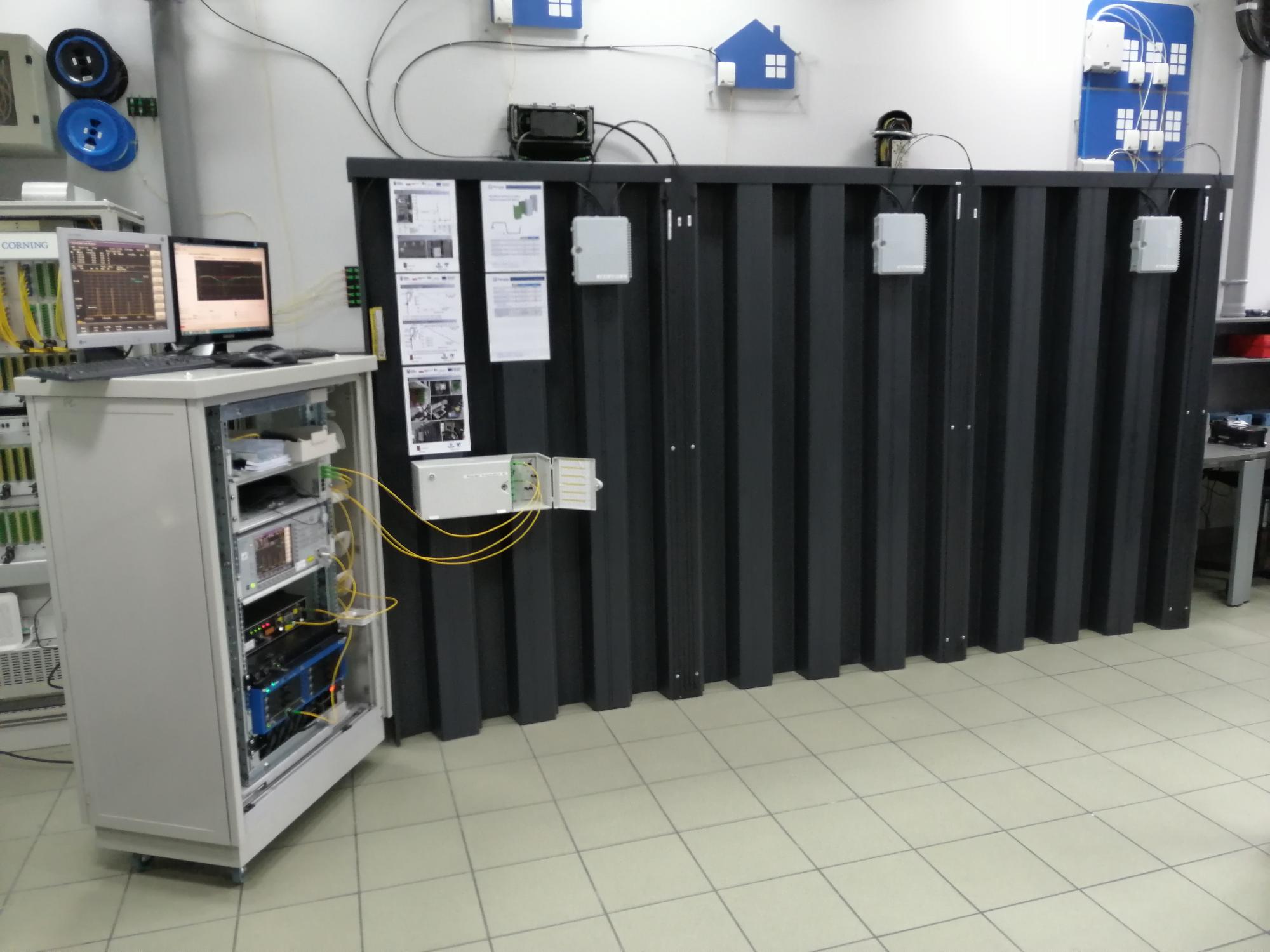 Demonstrator systemu monitorowania strukturalnego ściany oporowej