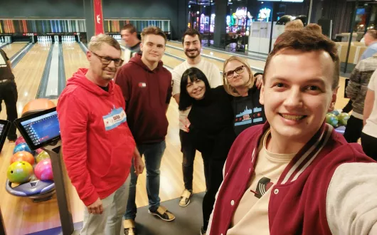 Reprezentacja Katedry na mistrzostwach w bowling