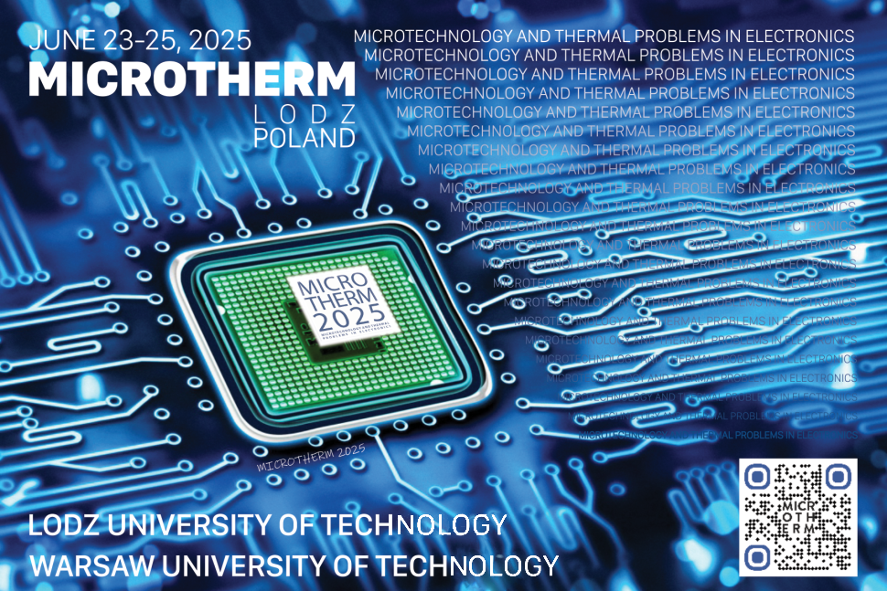 Ulotka konferencji naukowej Microtherm